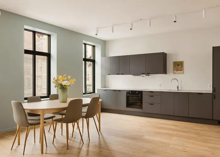 아파트 Hh - Modern L Center 베르겐